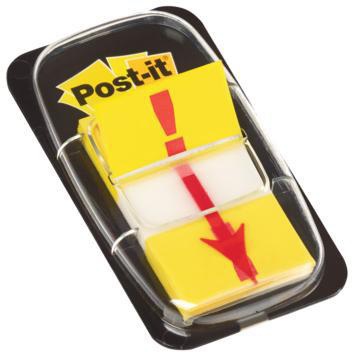 [9199102307] POST-IT Haftstreifen Post-it® Index Symbol 43,2 x 25,4 mm (B (Ausrufezeichen)