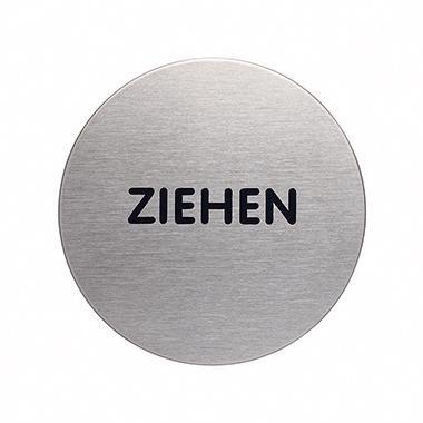 [9199102949] DURABLE Piktogramm Türschild DURABLE PICTO 65mm Edelstahl gebürstet (Ziehen)