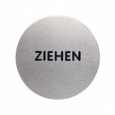 DURABLE Piktogramm Türschild DURABLE PICTO 65mm Edelstahl gebürstet