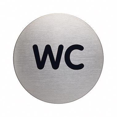 [9199102952] DURABLE Piktogramm Türschild DURABLE PICTO 83mm Edelstahl gebürstet