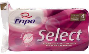 FRIPA Toilettenpapier Fripa Select 4-lagig 100 % Zellstoff
