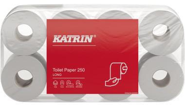 [9199105424] KATRIN Toilettenpapier Katrin 250 3-lagig Papier weiß 250