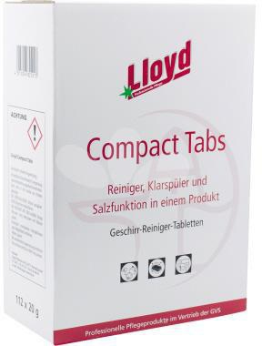 [9199105526] LLOYD Spülmaschinentabs Lloyd Compact 112 x 18 g/Pack.