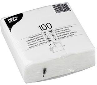 PAPSTAR Serviette PAPSTAR 33 x 33 cm (B x L) weiß 100