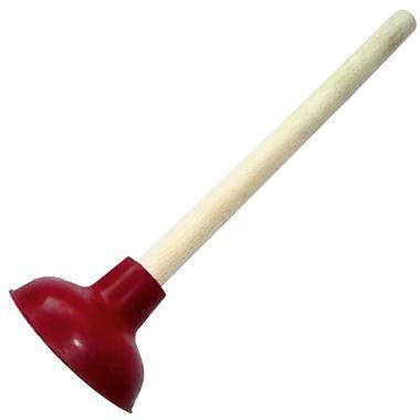 NEUTRALWARE Pümpel 13 x 41 cm (D. x L) Gummi/Holz rot