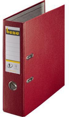 BENE Ordner Bene 80mm DIN A4 Werkstoff: Graupappe