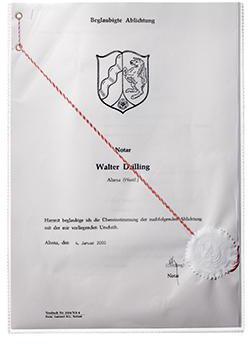 DURABLE Ausweishülle DURABLE DIN A4 Polypropylen transparent