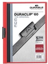 DURABLE Klemmmappe DURABLE DURACLIP® 60 DIN A4 Hartfolie