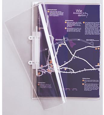 DURABLE Schnellhefter DURABLE DIN A4 PVC transparent