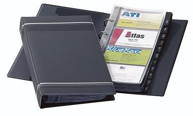 DURABLE Visitenkartenringbuch DURABLE VISIFIX® 14,5 x 25,5 cm (B x H)