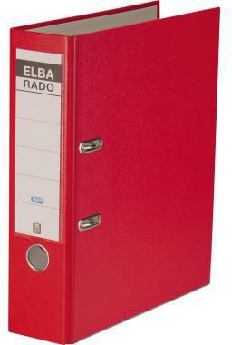 [9199106799] ELBA Ordner ELBA rado brillant 80mm DIN A4 (rot)