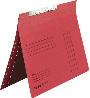 [9199107136] FALKEN Pendelhefter Falken DIN A4 320g/m² kaufmännische (rot)