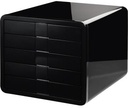 HAN Schubladenbox HAN i-Box 5 Schubladen DIN A4 DIN C4 ABS