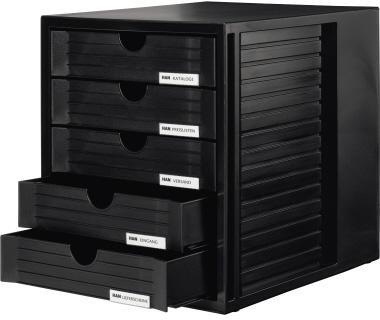 [9199107361] HAN Schubladenbox HAN SYSTEMBOX 5 Schubladen DIN C4