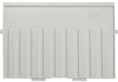 HAN Stützplatte HAN DIN A4 quer Polystyrol lichtgrau