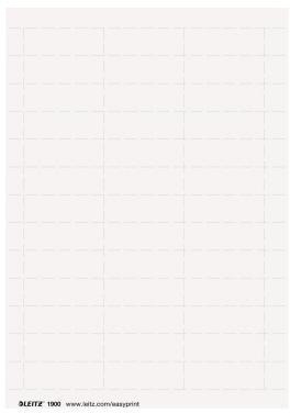 [9199107711] LEITZ Beschriftungsetikett Leitz ALPHA® ALPHA® Vollsichtreiter 6114
