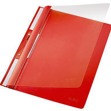 LEITZ Schnellhefter Leitz DIN A4 80g/m² PVC-Hartfolie rot