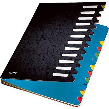 [9199108135] LEITZ Ordnungsmappe Leitz Deskorganizer Color DIN A4 350g/m² (schwarz)