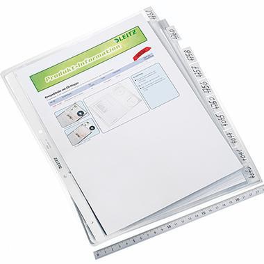 LEITZ Hüllenregister Leitz DIN A4 0,13mm oben offen