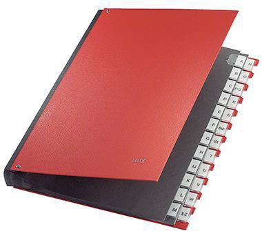 LEITZ Pultordner Leitz DIN A4 A-Z Polypropylen rot 24