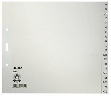 LEITZ A-Z Register Leitz DIN A4 Überbreite Tauenpapier