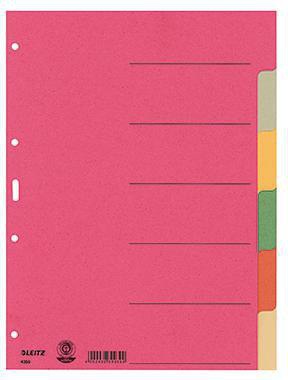 LEITZ Ordnerregister Leitz DIN A4 blanko Karton recycelt