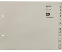 LEITZ A-Z Register Leitz DIN A4 Überbreite Tauenpapier