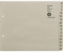 LEITZ A-Z Register Leitz DIN A4 Überbreite Tauenpapier