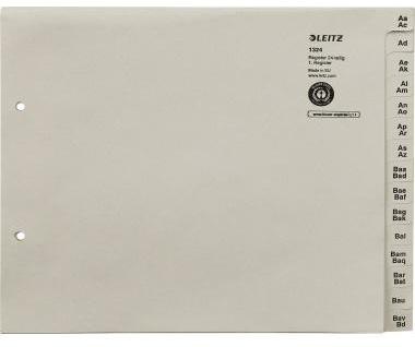 [9199108246] LEITZ A-Z Register Leitz DIN A4 Überbreite Tauenpapier