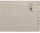 LEITZ A-Z Register Leitz DIN A4 Überbreite Tauenpapier