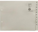 LEITZ A-Z Register Leitz DIN A4 Überbreite Tauenpapier
