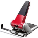 LEITZ Registraturlocher Leitz 8cm 65 Bl. (80 g/m²) Aluminium rot