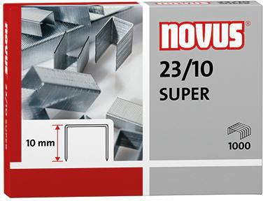 NOVUS Heftklammer NOVUS 23/10 SUPER Blockhefter Stahl