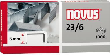 NOVUS Heftklammer NOVUS 23/6 Blockhefter Stahl