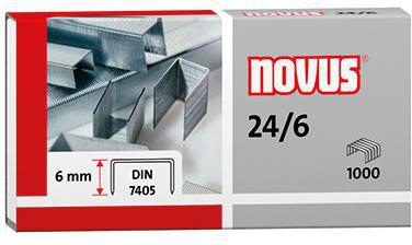 NOVUS Heftklammer NOVUS 24/6 Heftgeräte Heftzangen Stahl