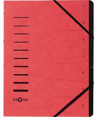 [9199108599] PAGNA Ordnungsmappe PAGNA DIN A4 240g/m² Pressspankarton (rot)