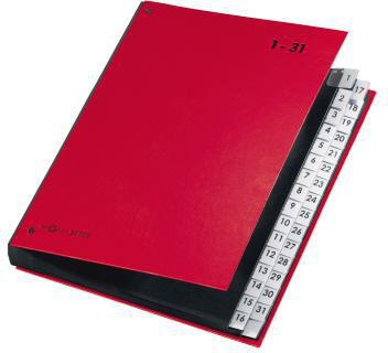 [9199108635] PAGNA Pultordner PAGNA DIN A4 1-31 Karton/Papier (rot)