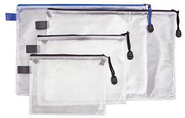 NEUTRALWARE Reißverschlusstasche DIN A4 PVC schwarz