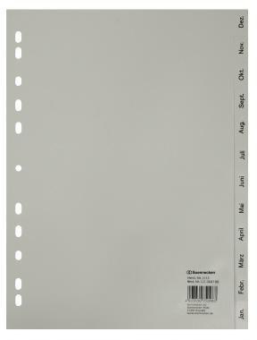 SOENNECKEN Monatsregister Soennecken 22,5 x 29,7 cm (B x H) DIN A4