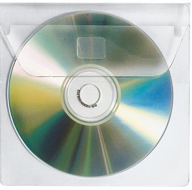 VELOFLEX CD/DVD Hülle Veloflex 13,7 x 12,5 cm (B x H)