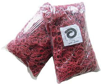 WIHEDÜ Gummiring WIHEDÜ 20mm Kautschuk rot 1.000 g/Pack.