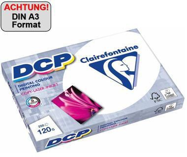[9199109325] CLAIREFONTAINE Farblaserpapier Clairefontaine DCP DIN A3 120g/m² (120 g/m²)
