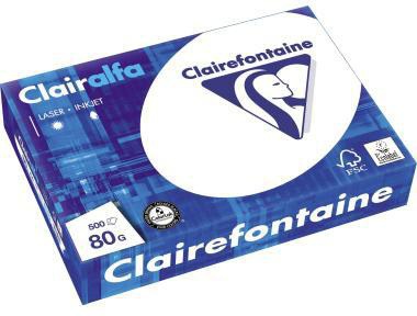 CLAIREFONTAINE Multifunktionspapier Clairefontaine CLAIRalfa DIN A4 80g/m²