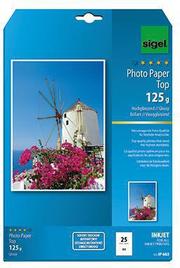 SIGEL Fotopapier SIGEL Top DIN A4 21 x 29,7 cm (B x H)