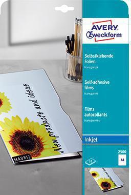 AVERY ZWECKFORM Inkjetfolie Avery Zweckform DIN A4 170µm