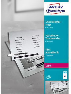 AVERY ZWECKFORM Selbstklebefolie Avery Zweckform DIN A4 140µm