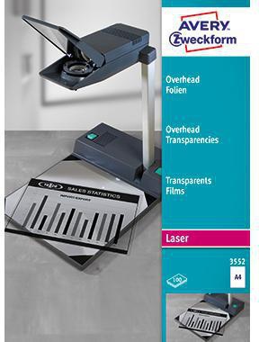 AVERY ZWECKFORM OHP Laserfolie Avery Zweckform DIN A4 100µm