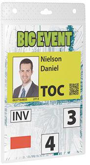 DURABLE Namensschild DURABLE 105 x 148 mm (B x H) inkl.