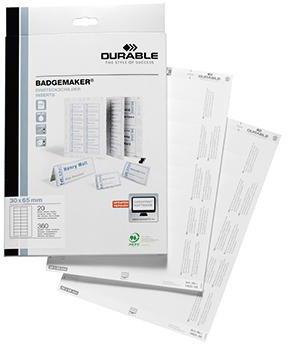 [9199109665] DURABLE Einsteckschild DURABLE BADGEMAKER® 65 x 30 mm (B x H)