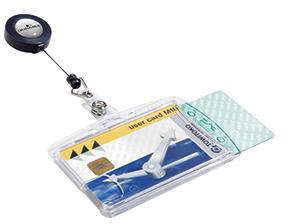 DURABLE Ausweishalter DURABLE 87 x 54 mm (B x H) Polystyrol